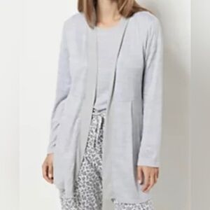 MUK LUKS Women's Cloud Knit Love to Layer Long Sleeve Open Front Cardigan 1X